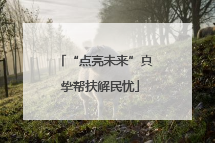 “点亮未来”真挚帮扶解民忧