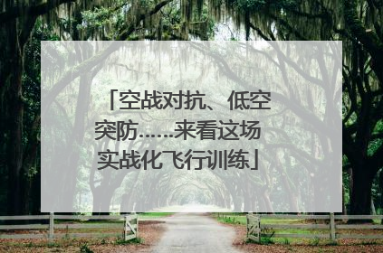 空战对抗、低空突防……来看这场实战化飞行训练