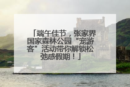 端午佳节，张家界国家森林公园“宠游客”活动带你解锁松弛感假期！