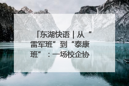 东湖快语｜从“雷军班”到“泰康班”：一场校企协同的“接力赛”