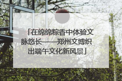 在绵绵粽香中体验文脉悠长——郑州文博织出端午文化新风景