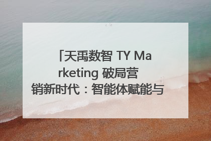 天禹数智 TY Marketing 破局营销新时代：智能体赋能与人才培育双轮驱动
