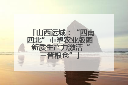 山西运城：“四南四北”重塑农业版图 新质生产力激活“三晋粮仓”