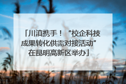 川滇携手！“校企科技成果转化供需对接活动”在昆明高新区举办