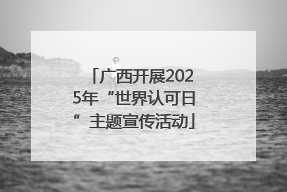 广西开展2025年“世界认可日”主题宣传活动