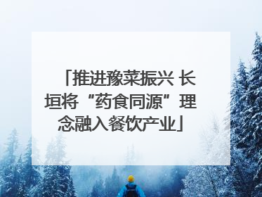 推进豫菜振兴 长垣将“药食同源”理念融入餐饮产业