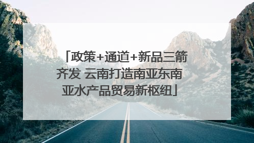 政策+通道+新品三箭齐发 云南打造南亚东南亚水产品贸易新枢纽