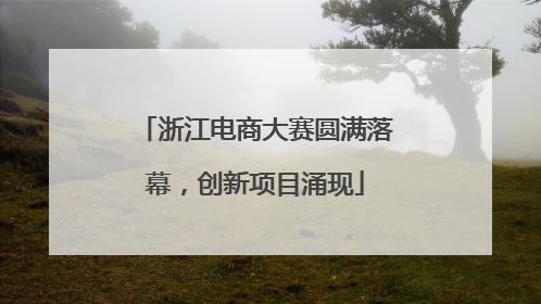浙江电商大赛圆满落幕，创新项目涌现