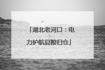 湖北老河口：电力护航夏粮归仓