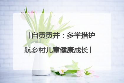 自贡贡井：多举措护航乡村儿童健康成长