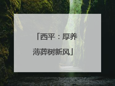 西平：厚养薄葬树新风