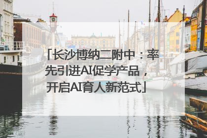 长沙博纳二附中：率先引进AI促学产品，开启AI育人新范式
