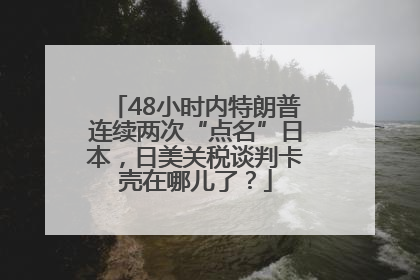 48小时内特朗普连续两次“点名”日本，日美关税谈判卡壳在哪儿了？