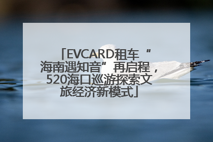 EVCARD租车“海南遇知音”再启程，520海口巡游探索文旅经济新模式